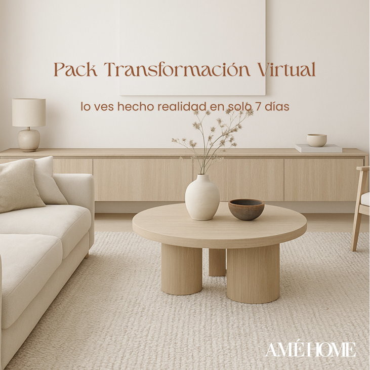 Asesoría Diseño de Interiores - Pack Transformación