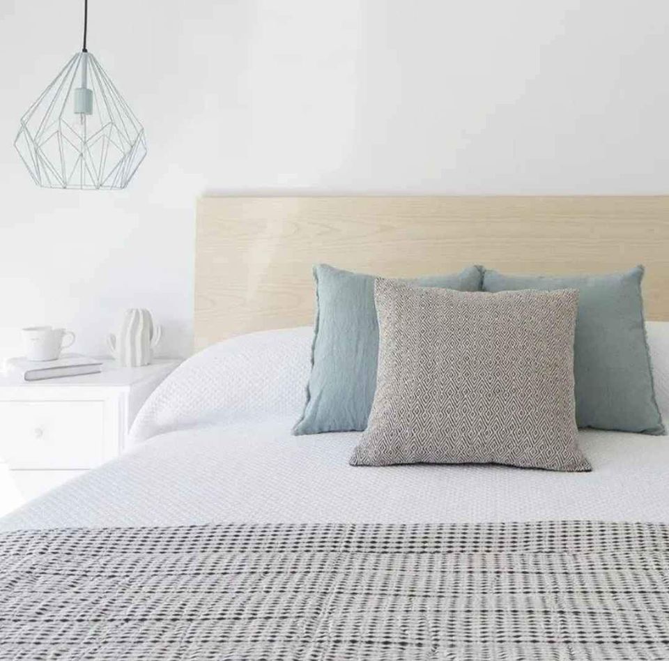 Respaldo minimalista 2 plazas color roble