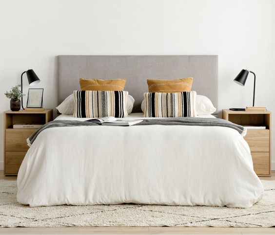 Respaldo King modelo Slim en acquaclean gris o beige